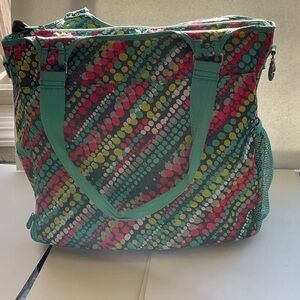 Thirty-One Multicolor Dot Tote Bag